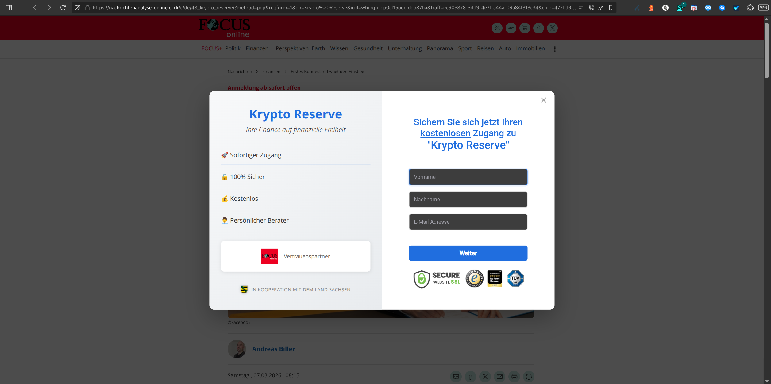 Krypto Reserve Campaign