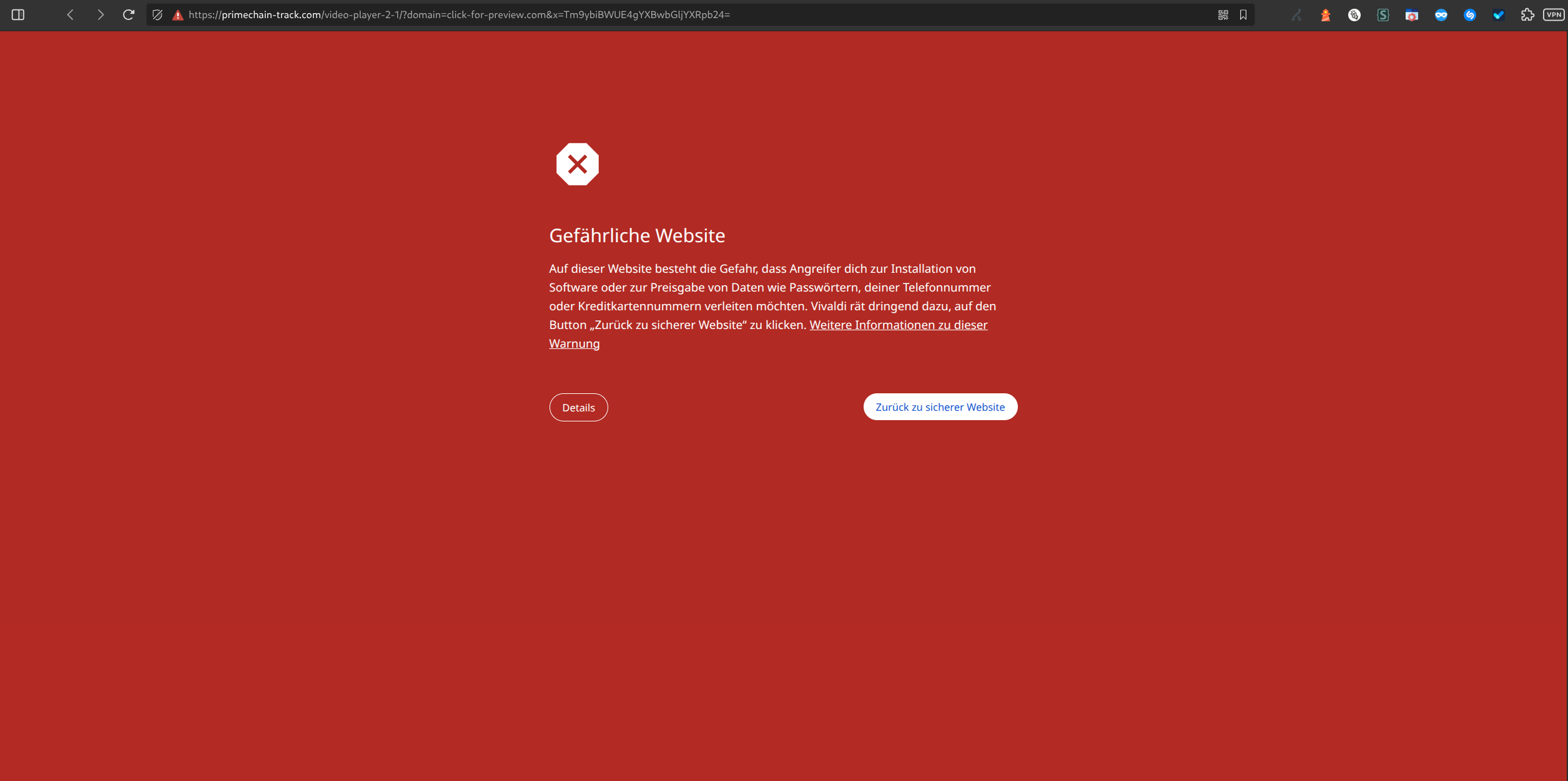 This Site is already blocked